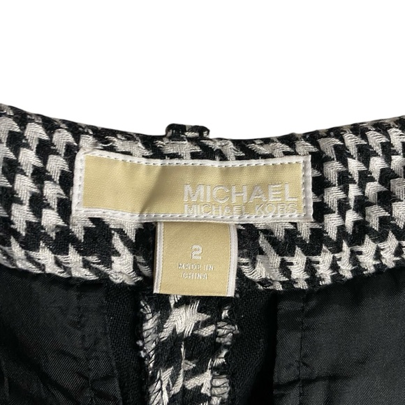 Michael Michael Kors Women’s Geometric Stretch Pant-Black/White - Picture 4 of 11